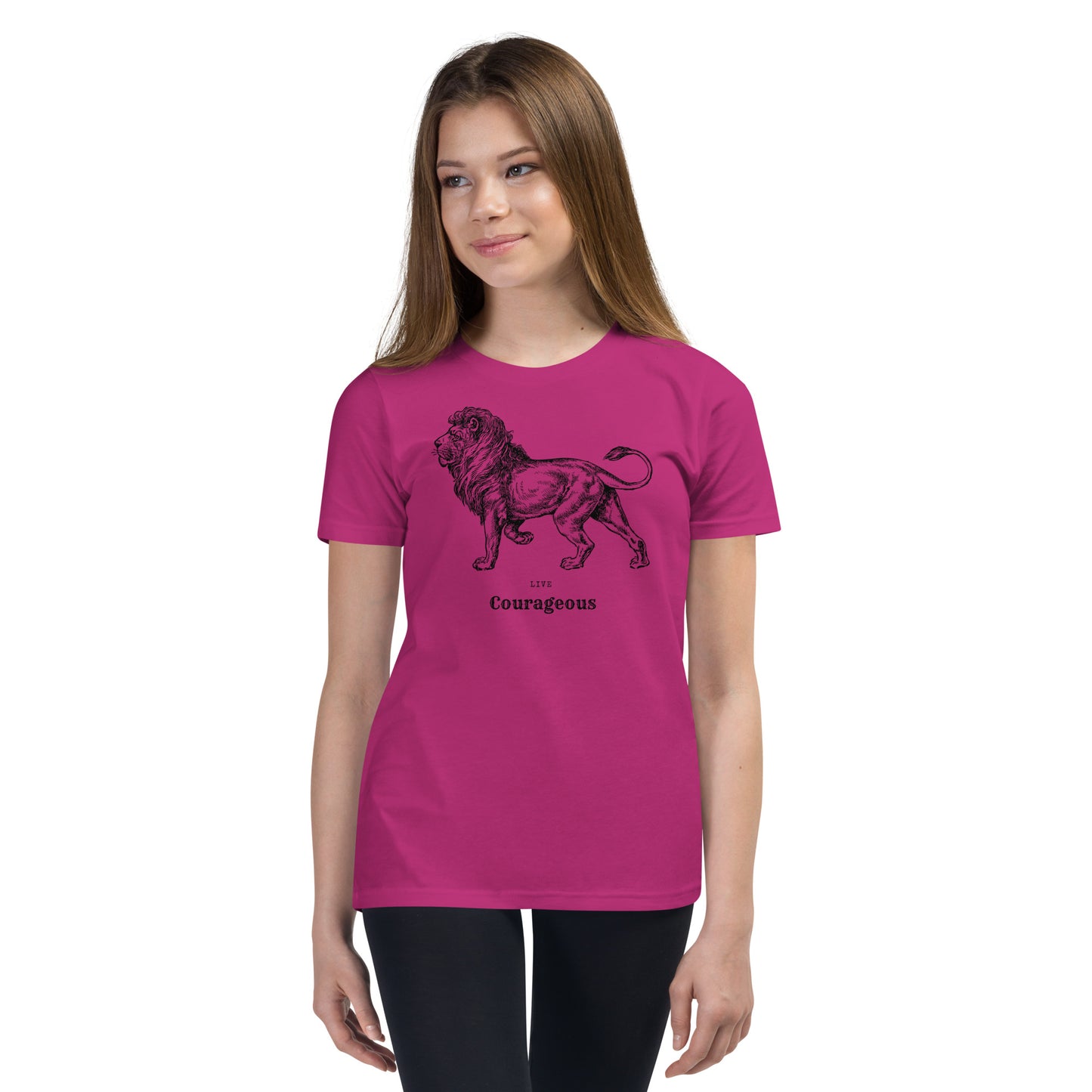 Live Courageously- Youth t-shirt