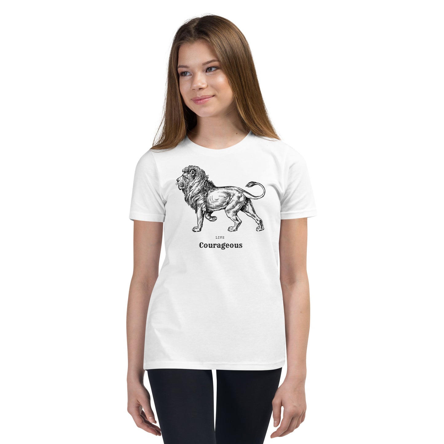 Live Courageously- Youth t-shirt