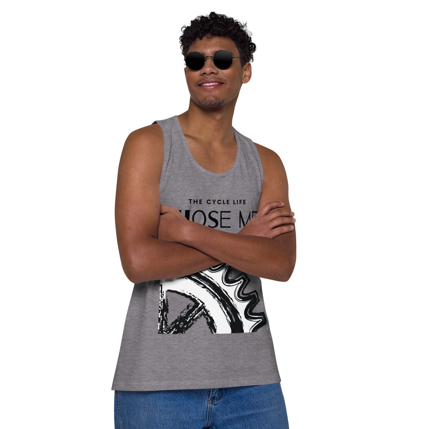 Cycle Life chose me - Men’s tank top