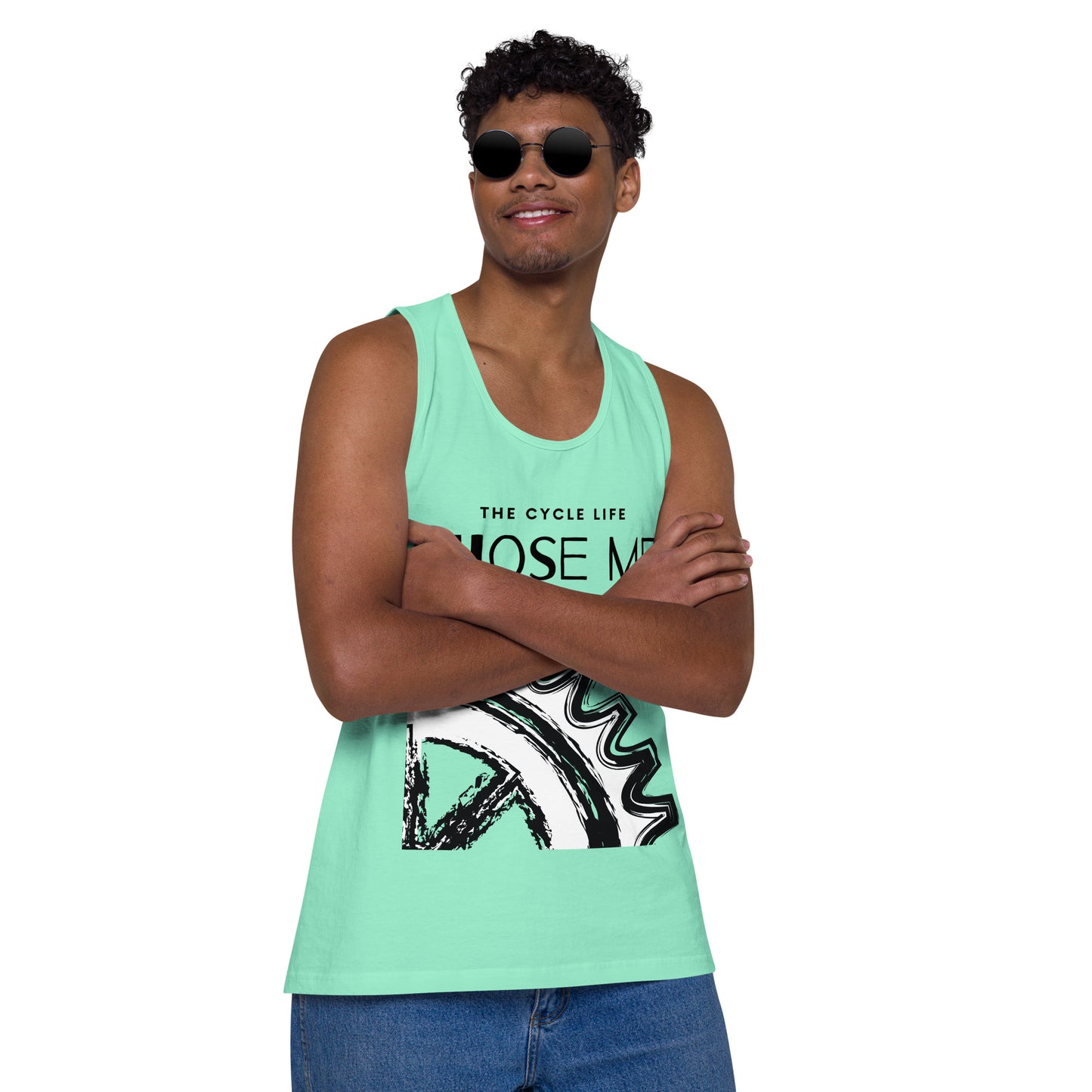 Cycle Life chose me - Men’s tank top