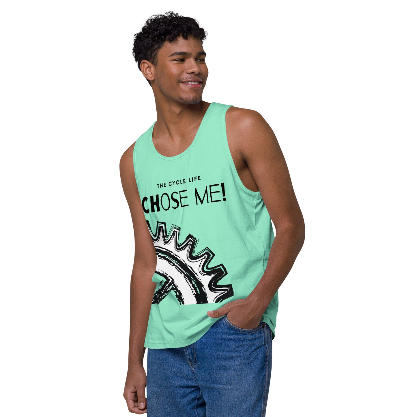 Cycle Life chose me - Men’s tank top