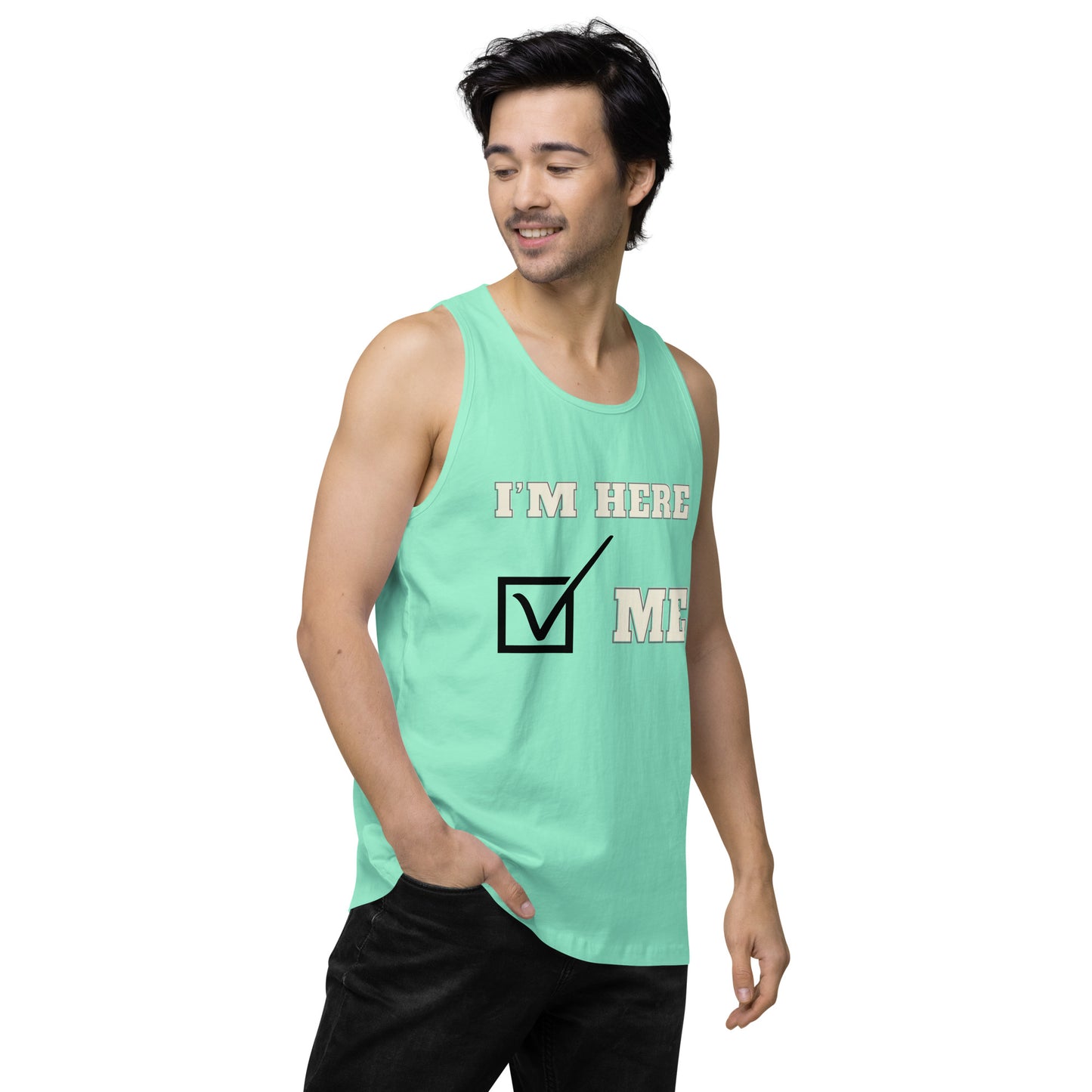 I'm here- Men's Tank