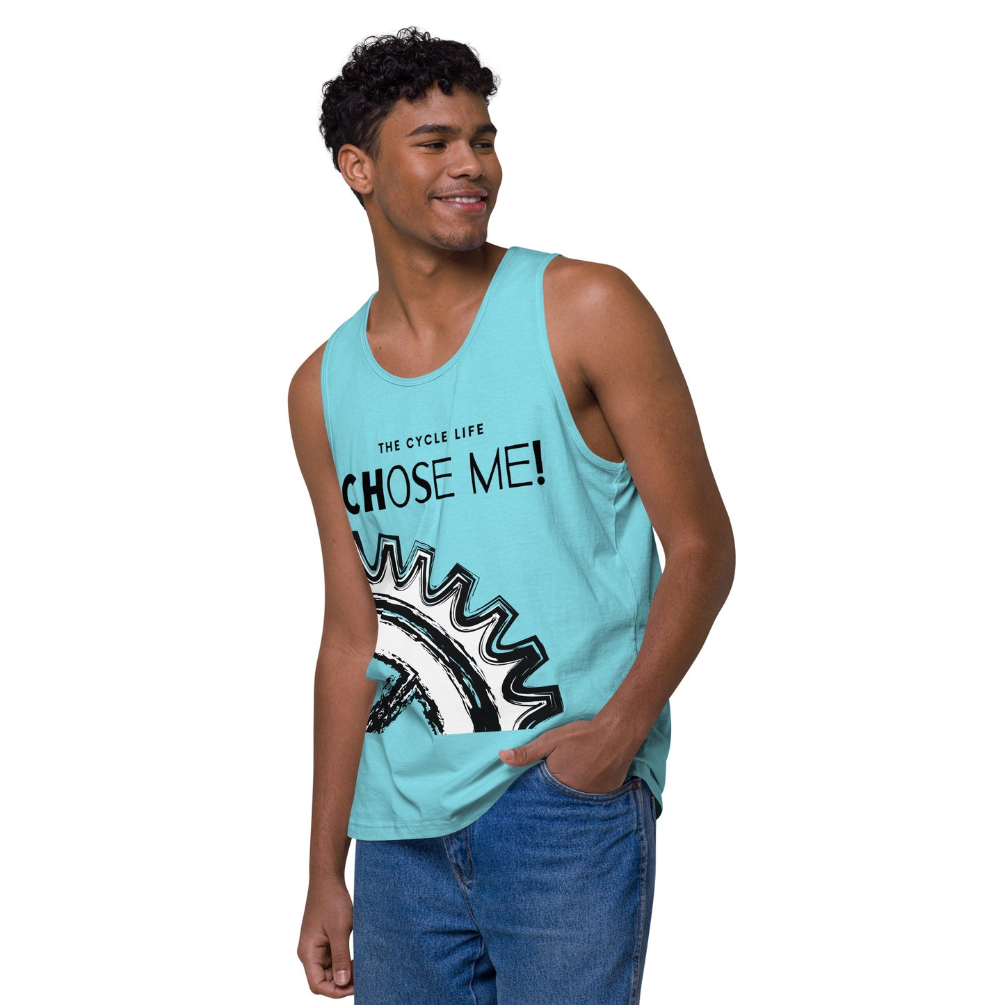 Cycle Life chose me - Men’s tank top