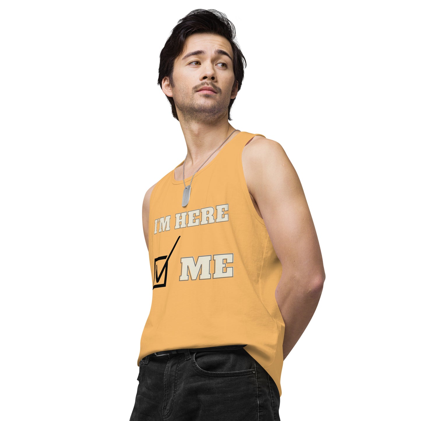 I'm here- Men's Tank