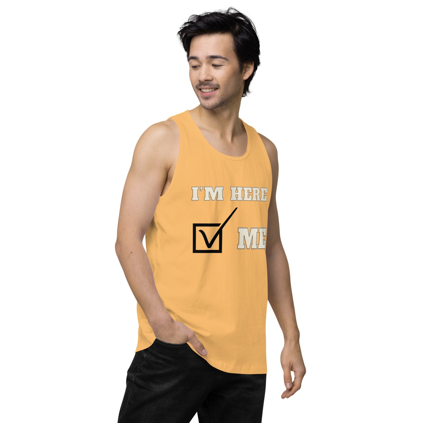 I'm here- Men's Tank