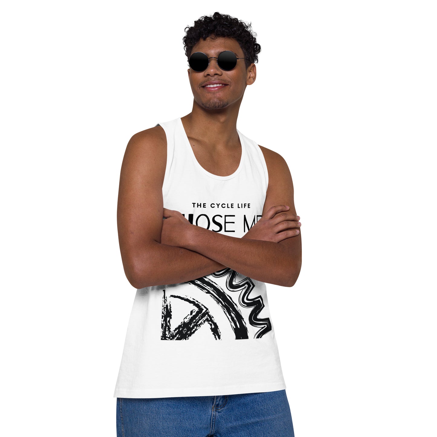 Cycle Life chose me - Men’s tank top