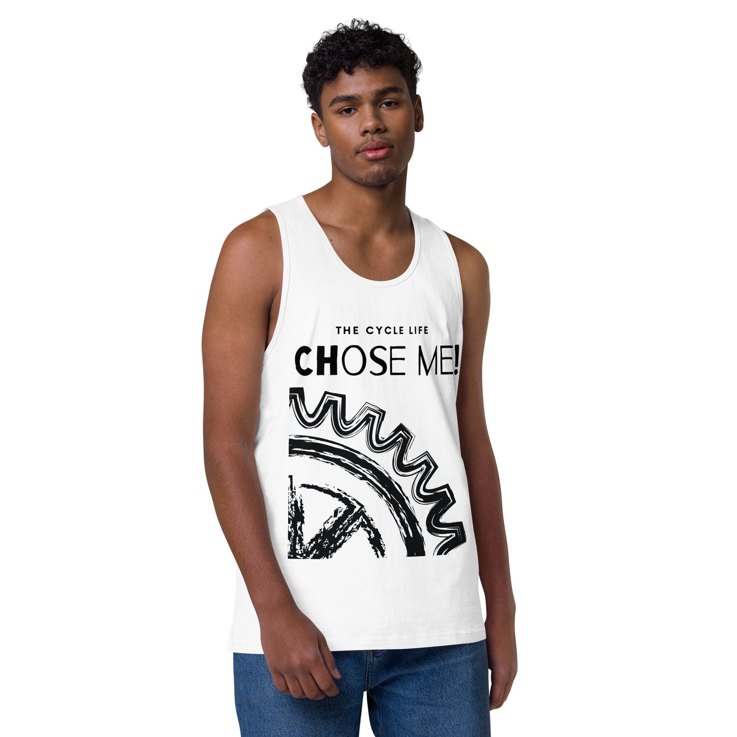 Cycle Life chose me - Men’s tank top