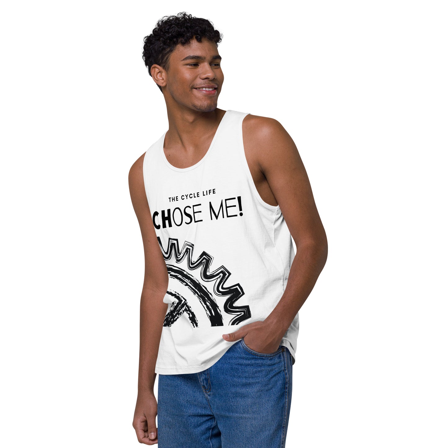 Cycle Life chose me - Men’s tank top