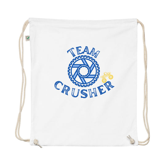 Team Crusher- Organic cotton drawstring bag