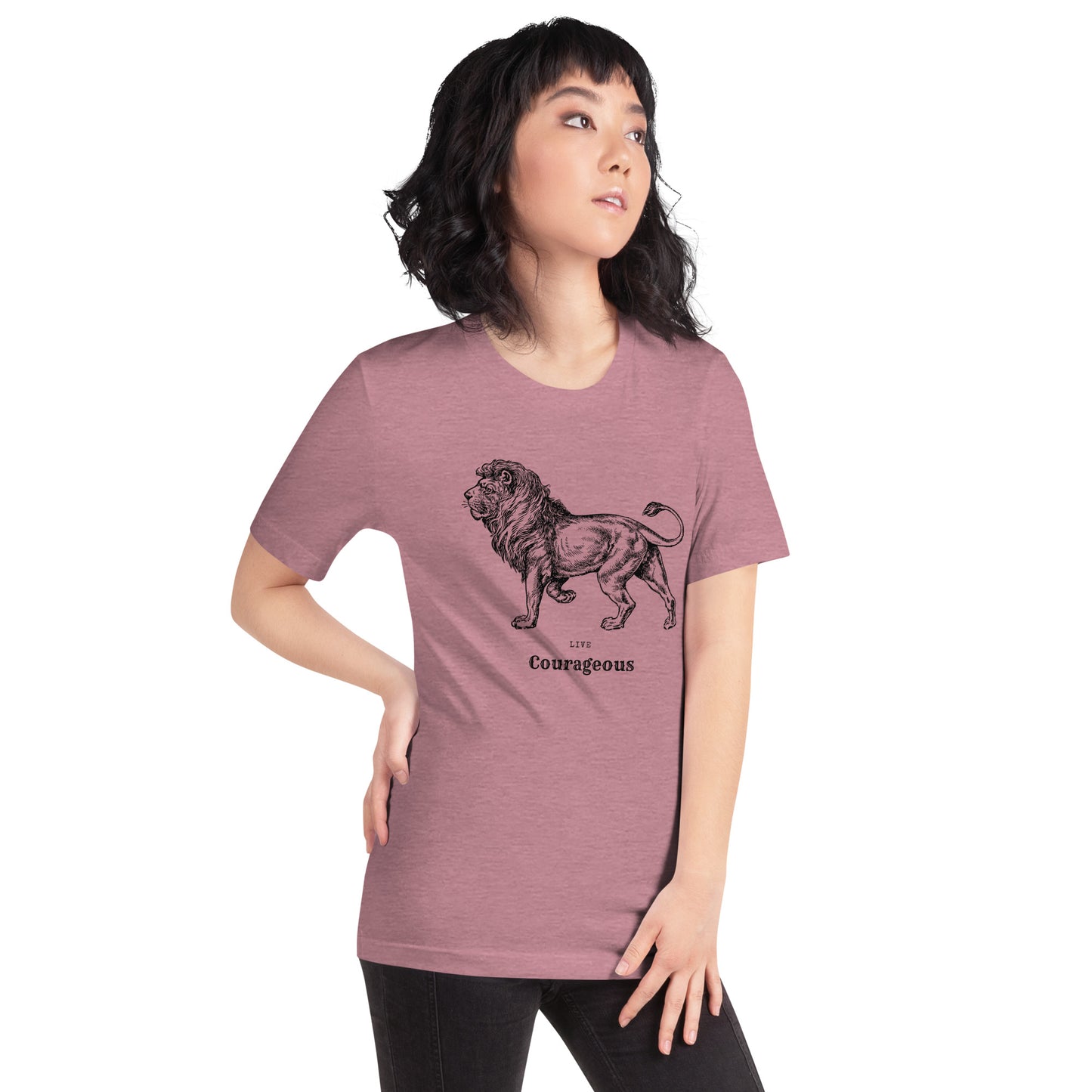 Live Courageously- Unisex t-shirt