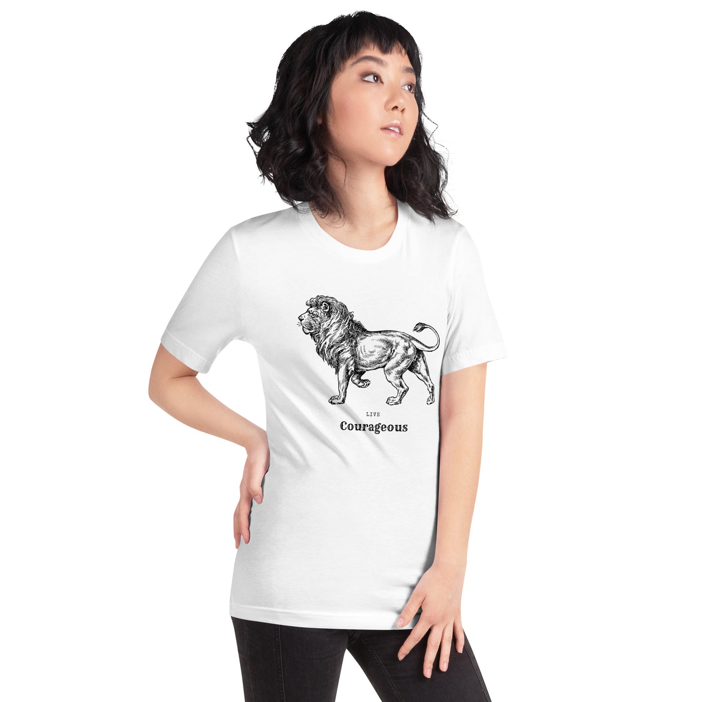 Live Courageously- Unisex t-shirt